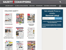 Tablet Screenshot of gazetyiczasopisma.com